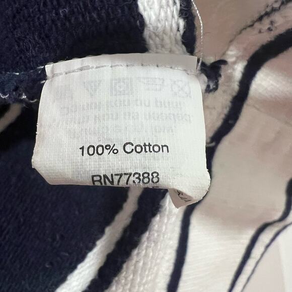 J Crew Women's Sleeveless Cotton Sundress Navy and White Stripes Size Small - Picture 4 of 9